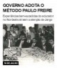 Governo adota o método Paulo Freire