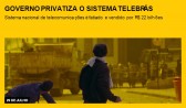 Governo privatiza o sistema Telebrás
