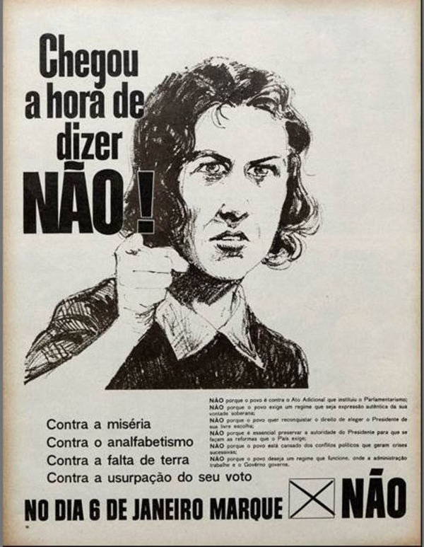  &quot;Chegou a hora de dizer n&atilde;o&rdquo;, na revista &ldquo;O Cruzeiro&rdquo;, edi&ccedil;&atilde;o de 29 de dezembro de 1962