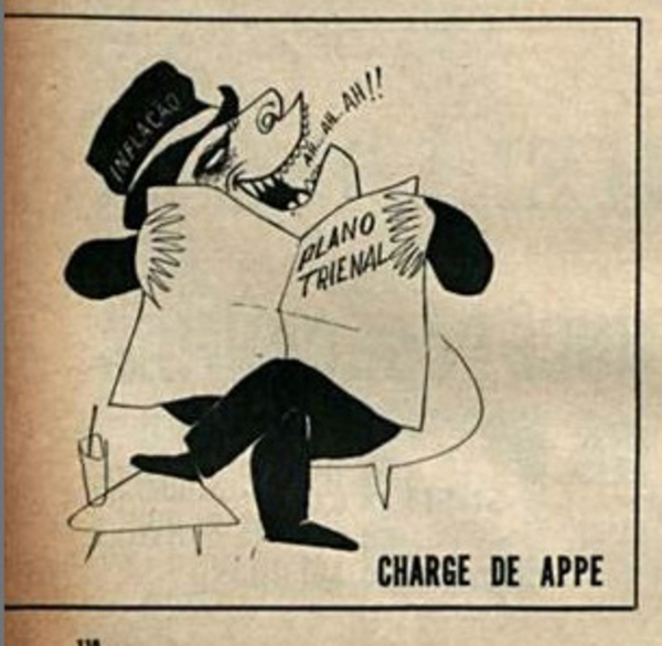  Charge de Appe publicada na revista &ldquo;O Cruzeiro&rdquo; em 8 de junho de 1963