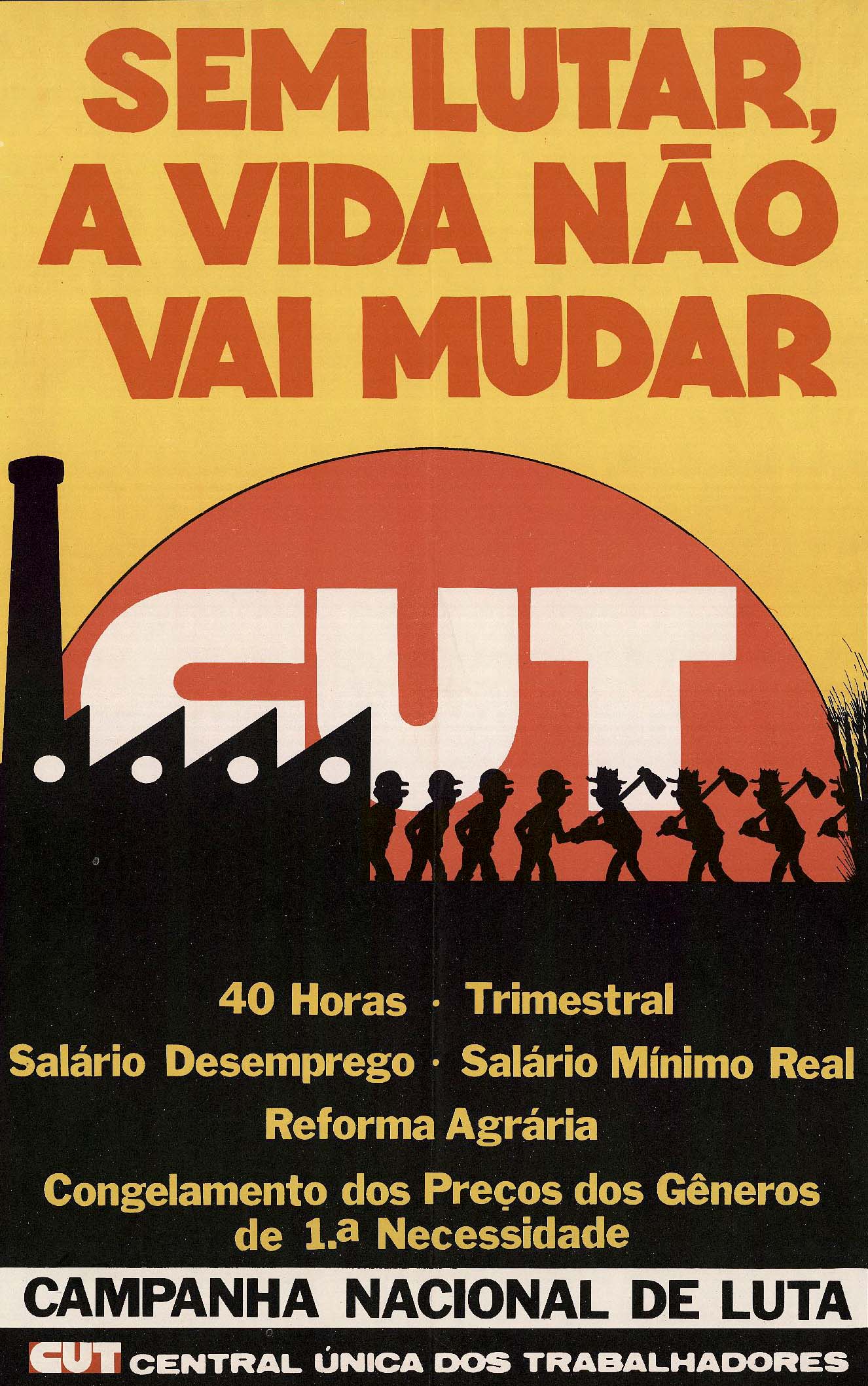  Cartaz da Campanha Nacional de Luta