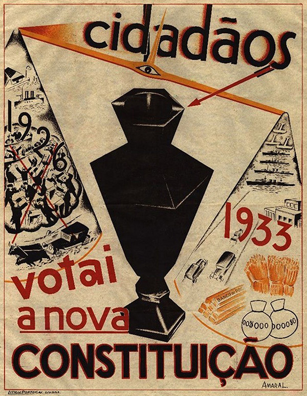   Cartaz de propaganda  do governo convocando para o plebiscito