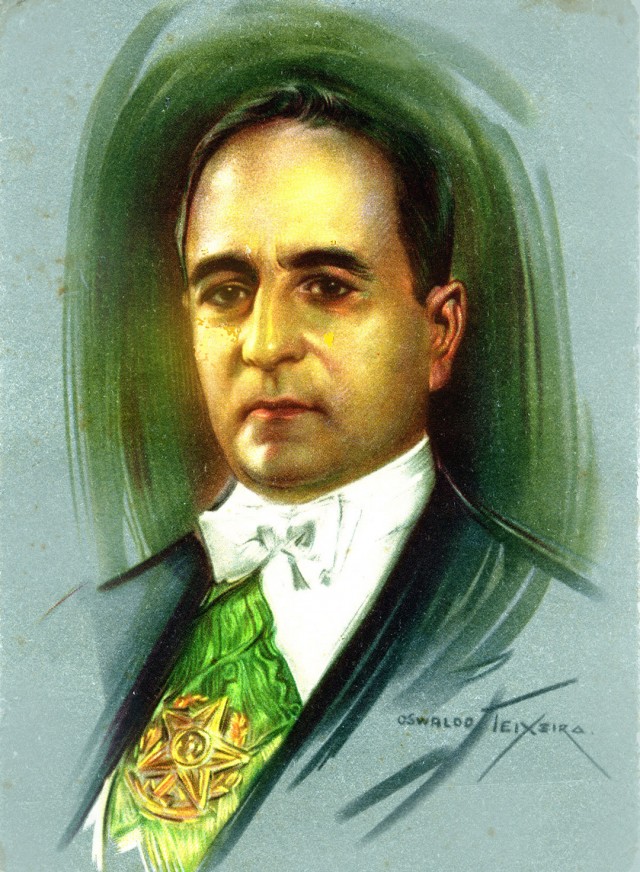   Retrato de Get&uacute;lio Vargas&nbsp; por Oswaldo Teixeira (&oacute;leo sobre tela)