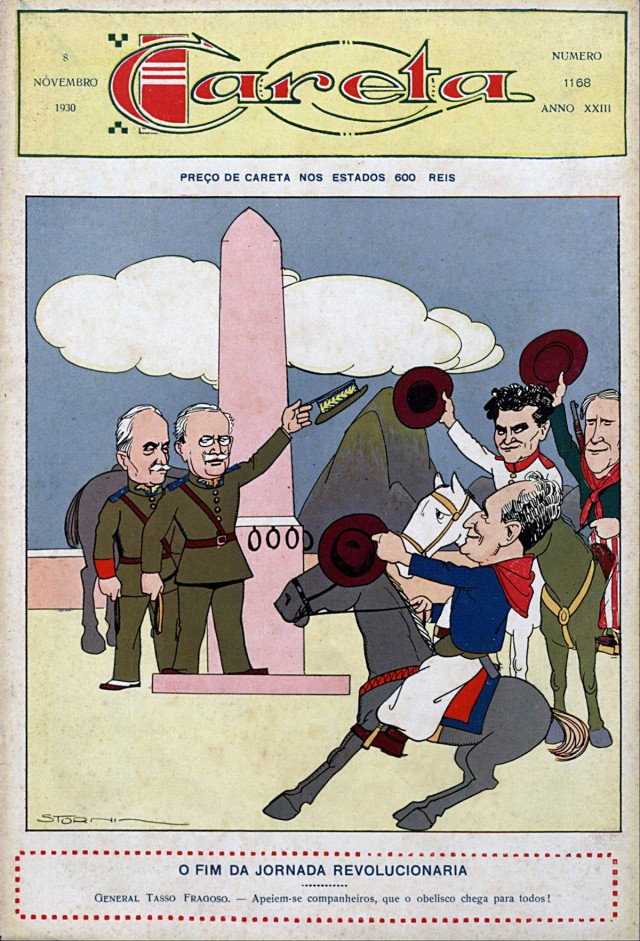   Charge de Storni publicada  na revista &quot;Careta&quot; de 8 de novembro de 1930