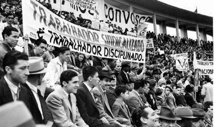  <strong> Comemoração</strong> do Dia do Trabalho no Rio de Janeiro, em 1939