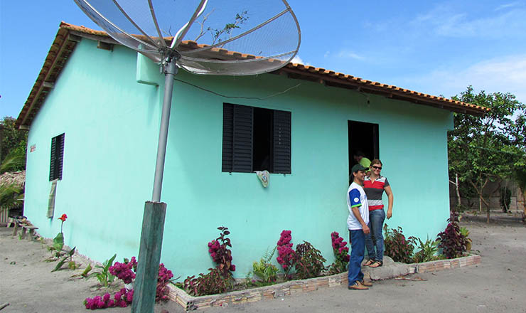  <strong> Casa inaugurada</strong> no Projeto de Assentamento Baixão, em Monte Alegre, Pará