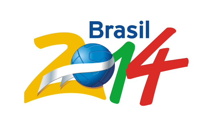  <strong> Logomarca da candidatura</strong> vitoriosa do Brasil para sediar a Copa do Mundo de 2014      