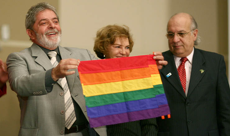  <strong>  Abertura da primeira Conferência Nacional LGBT</strong> , realizada em 2008, em Brasília