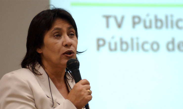  <strong> Tereza Cruvinel</strong> <strong> , diretora-presidente da EBC, profere </strong> palestra sobre comunicação pública na UnB