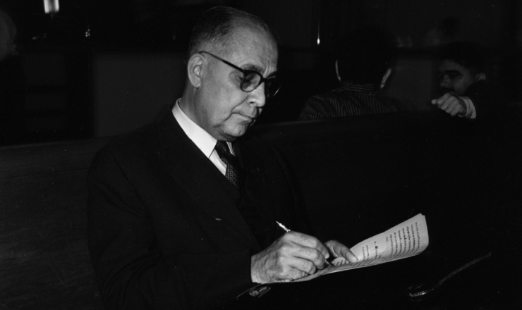  <strong> O ministro da Fazenda Clemente Mariani, </strong> em maio de 1961