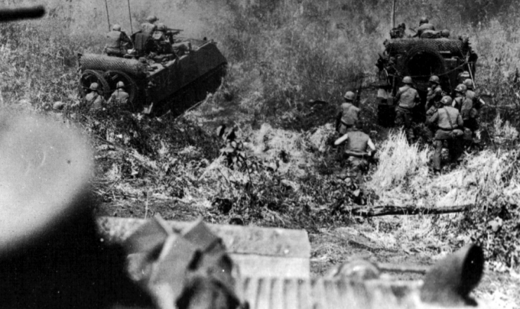  <strong> Militares norte-americanos</strong> realizam ofensiva no Vietnã