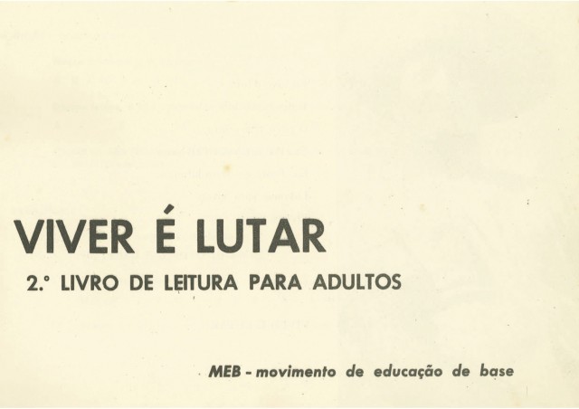   Cartilha "Viver é Lutar"  publicada em 1963