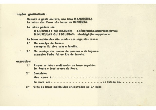   Cartilha "Viver é Lutar"  publicada em 1963