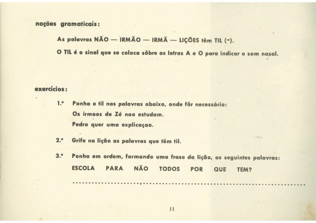   Cartilha "Viver é Lutar"  publicada em 1963