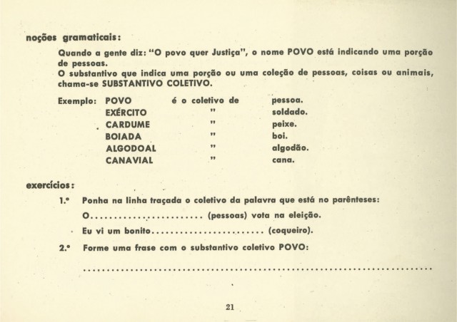   Cartilha "Viver é Lutar"  publicada em 1963