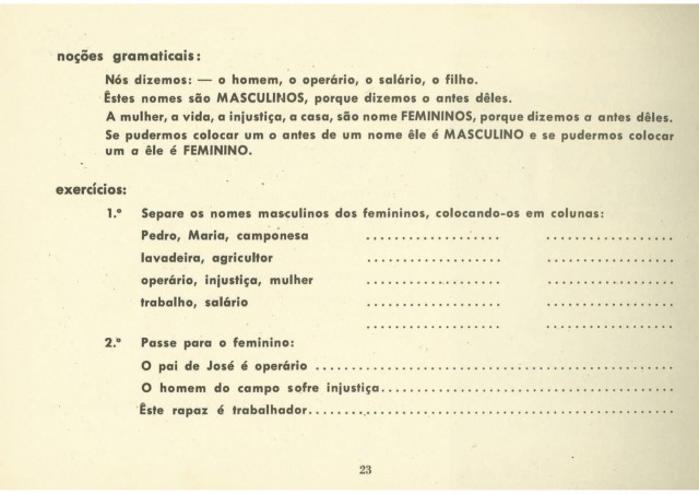   Cartilha "Viver é Lutar"  publicada em 1963