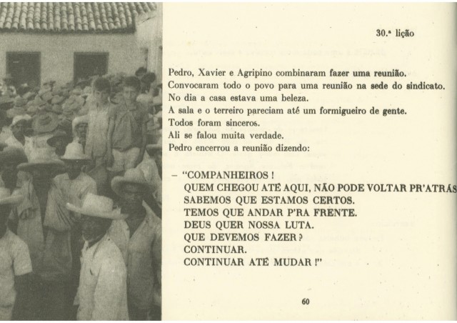   Cartilha "Viver é Lutar"  publicada em 1963