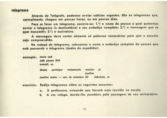   Cartilha "Viver é Lutar"  publicada em 1963