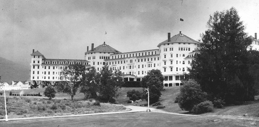  <strong> O Hotel Mount Washington</strong> , em Bretton Woods, New Hampshire, local da Conferência de 1944