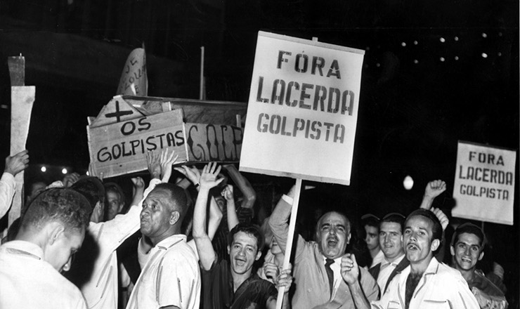  <strong> Manifestação contra </strong> Carlos Lacerda, Rio de Janeiro, 1963 