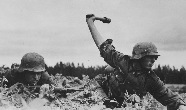  <strong> Soldados alemães </strong> durante a invasão da União Soviética, 1941 