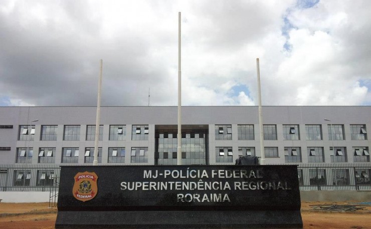  <strong> Sede da Polícia Federal em Roraima, </strong> para onde foram levados os acusados do “caso Gafanhoto”