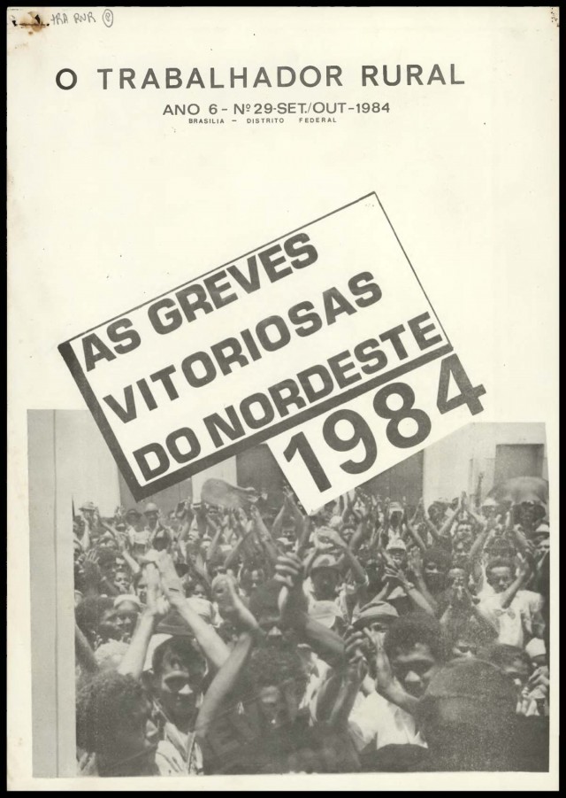  Edi&ccedil;&atilde;o de &quot;O Trabalhador Rural&quot;, publica&ccedil;&atilde;o da Contag, do bimestre setembro/outubro de 1984