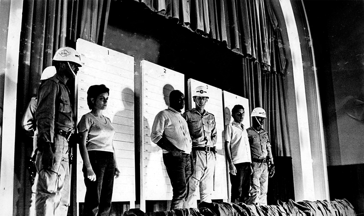  <strong> Martinha, Edmur Péricles, </strong> o Gaúcho, e Gustavo, militantes da ALN presos no Rio Grande do Sul em 1970 