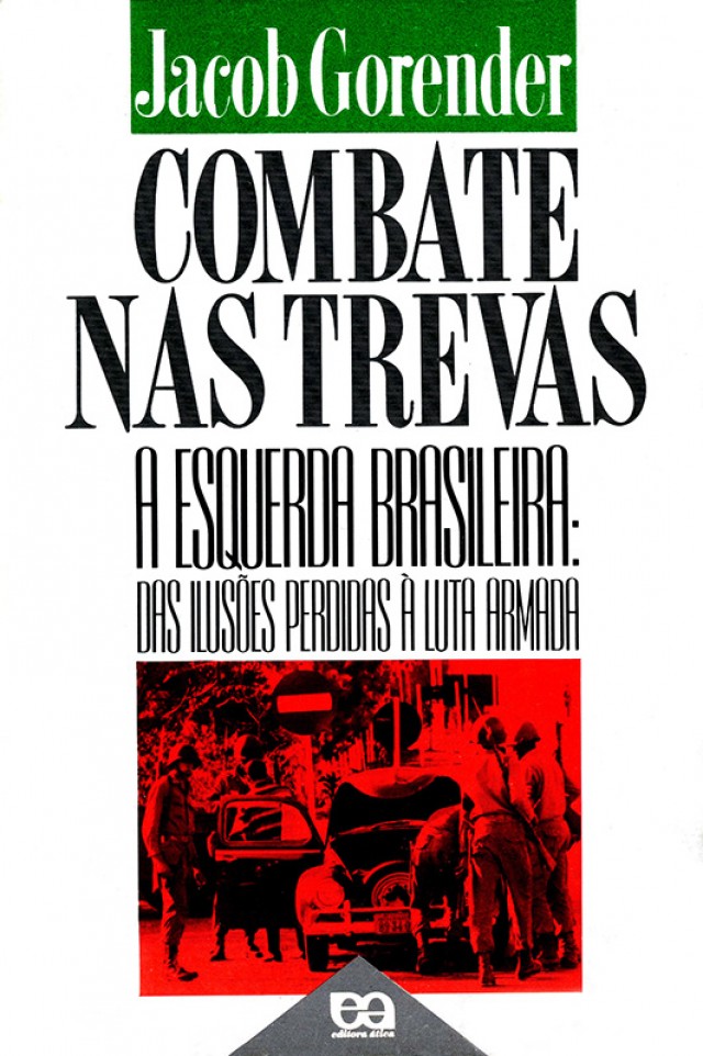  Capa do livro de Jacob Gorender, lan&ccedil;ado em 1987 pela Editora &Aacute;tica; em 2014, o livro foi reeditado pela Editora Express&atilde;o Popular e Funda&ccedil;&atilde;o Perseu Abramo