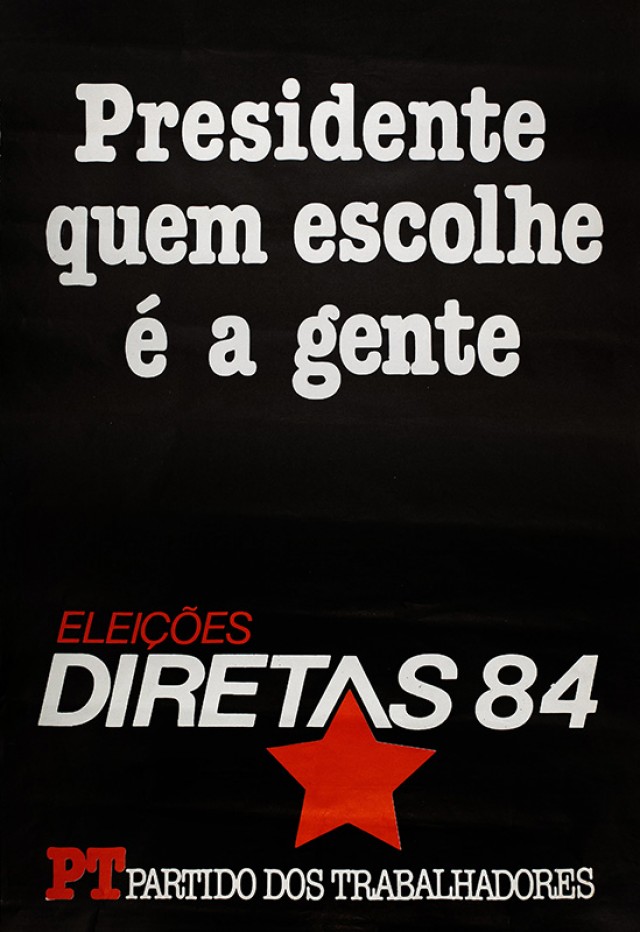  Cartaz do Partido dos Trabalhadores&nbsp;