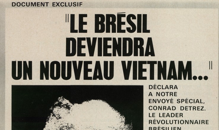  <strong> A última entrevista</strong> de Marighella, concedida à revista francesa "Front" às vésperas de seu assassinato   