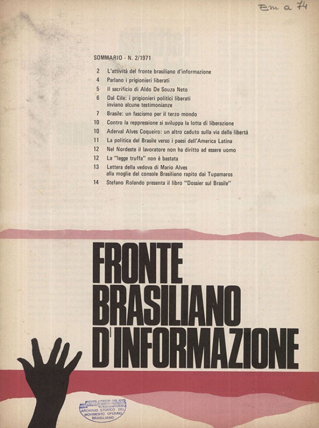  Na It&aacute;lia, o boletim da FBI ajudava a denunciar torturas e assassinatos cometidos pela ditadura brasileira