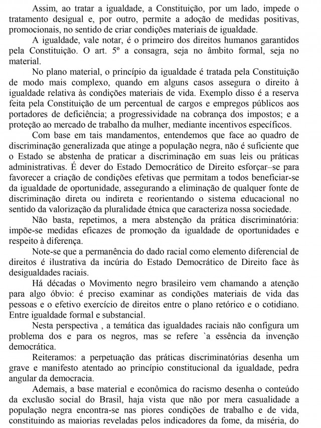  Documento entregue pelo movimento em novembro de 1995