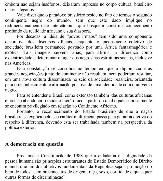  Documento entregue pelo movimento em novembro de 1995