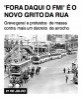 'Fora daqui o FMI' é o novo grito da rua