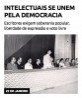 Intelectuais se unem pela democracia