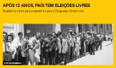 Após 12 anos, país tem eleições livres