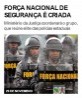 Força Nacional de Segurança é criada