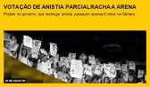 Votação de anistia parcial racha a Arena