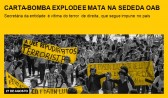 Carta-bomba explode e mata na sede da OAB