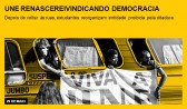 UNE renasce reivindicando democracia